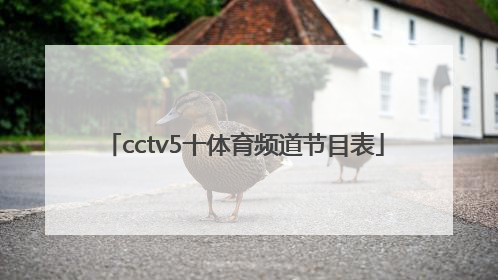 「cctv5十体育频道节目表」体育频道直播cctv5节目表