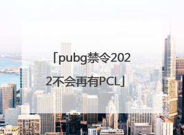 pubg禁令2022不会再有PCL